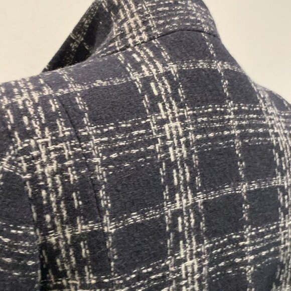Mossimo Plaid Jacket Blue Wool coat - Picture 9 of 14